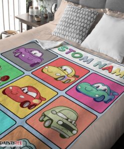 Top Disney Cartoon Cars With All Friends Blanket Fleece Customized Blanket - Image 4