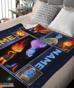 Top Disney Cartoon Elemental Blanket Fleece Customized Blanket - Image 4