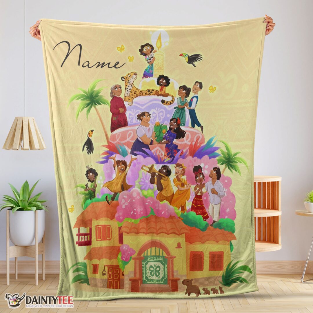 top-disney-cartoon-encanto-movie-blanket-customize-blanket-mk-01-1 Top Disney Cartoon Encanto Movie Blanket Customize Blanket