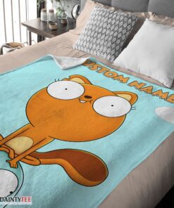 Top Disney Cartoon Kiff Blanket Fleece Customized Blanket - Image 4