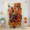 Top Disney Cartoon Robin Hood Blanket Fleece Customized Blanket