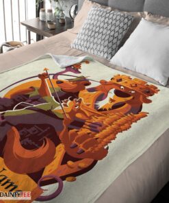 Top Disney Cartoon Robin Hood Blanket Fleece Customized Blanket - Image 4