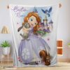 Top Disney Cartoon Sofia The First Sofia Princess Blanket Fleece Customized Blanket