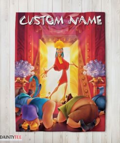 Top Disney Cartoon The Emperor's New Groove Blanket Fleece Customized Blanket