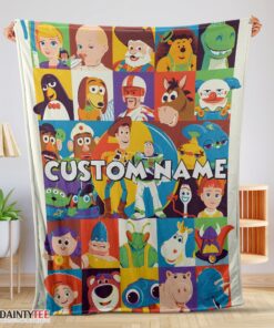 Top Disney Cartoon Toy Story Velveteen Cute Blanket Fleece Customized Blanket