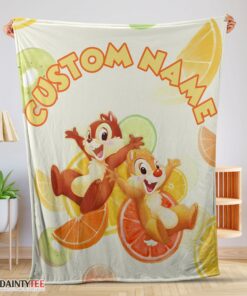 Top Disney Chip 'N' Dale Chip And Dale Blanket Fleece Customized Blanket