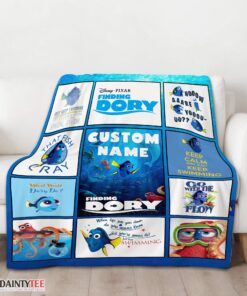 Top Disney Finding Dory What Would Dory Do Collage Blanket Fleece Customized Blanket - Image 3