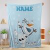 Top Disney Frozen Olaf Dancing Blanket Fleece Customized Blanket