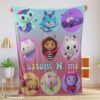 Top Disney Gabby's Dollhouse Blanket Fleece Customized Blanket