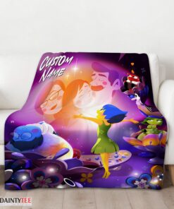 Top Disney Inside Out Family Unite Blanket Fleece Customized Blanket - Image 3