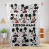 Top Disney Mickey And Friends Mickey Mouse Moods Blanket Customize Blanket