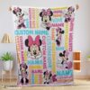 Top Disney Minnie Mouse Blanket Fleece Customized Blanket