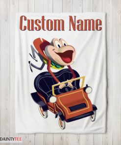 Top Disney Mr Toad Vintage Cartoon Blanket Fleece Customized Blanket