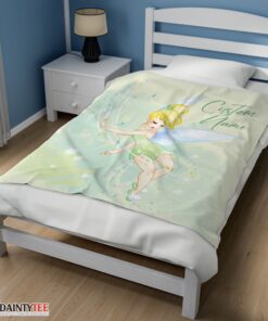 Top Disney Peter Pan Tinker Bell Blanket Fleece Customized Blanket - Image 3