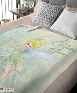 Top Disney Peter Pan Tinker Bell Blanket Fleece Customized Blanket - Image 4