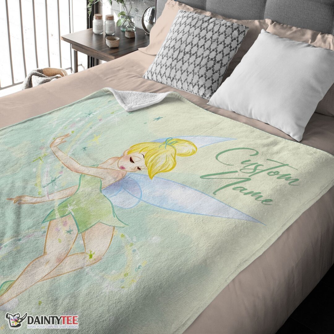 top-disney-peter-pan-tinker-bell-blanket-fleece-customized-blanket-mk-03 Top Disney Peter Pan Tinker Bell Blanket Fleece Customized Blanket - Image 4