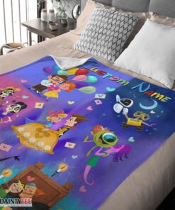 Top Disney Pixar Cartoon All Story Velveteen Cute Blanket Fleece Customized Blanket - Image 4