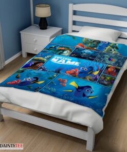 Top Disney Pixar Cartoon Finding Nemo With Dory Velveteen Cute Blanket Fleece Customized Blanket - Image 3