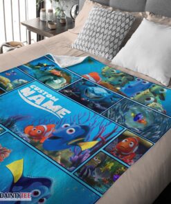 Top Disney Pixar Cartoon Finding Nemo With Dory Velveteen Cute Blanket Fleece Customized Blanket - Image 4