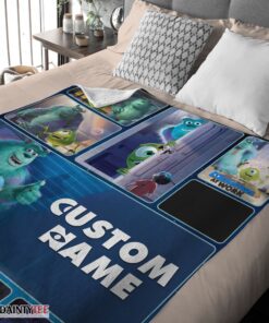 Top Disney Pixar Mike & Sulley Monsters Inc Blanket Fleece Customized Blanket - Image 4