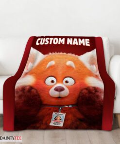 Top Disney Pixar Turning Red Blanket Fleece Customized Blanket - Image 3
