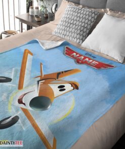 Top Disney Planes Movie Dusty Crophopper Blanket Fleece Customized Blanket - Image 4