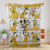 Top Disney Pluto Dog And Friends Pluto Dog Moods Blanket Customize Blanket