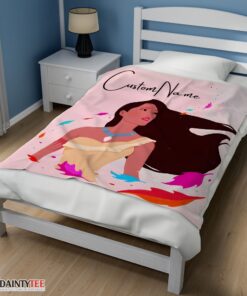 Top Disney Pocahontas Blanket Fleece Customized Blanket - Image 3