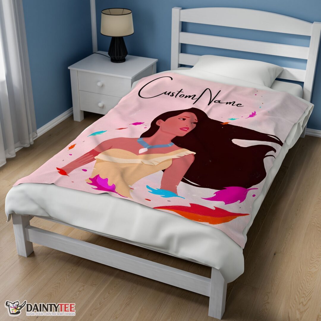 top-disney-pocahontas-blanket-fleece-customized-blanket-mk-02 Top Disney Pocahontas Blanket Fleece Customized Blanket - Image 3