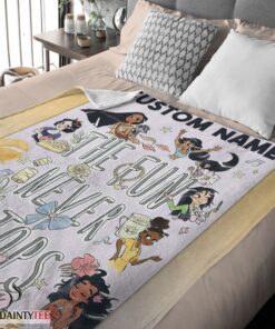 Top Disney Princess The Fun Never Stops Blanket Fleece Customized Blanket - Image 4
