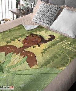 Top Disney Princess Tiana Blanket Fleece Customized Blanket - Image 4