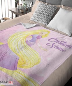 Top Disney Rapunzel Blanket Fleece Customized Blanket - Image 4