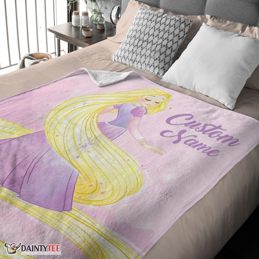 top-disney-rapunzel-blanket-fleece-customized-blanket-mk-03 Top Disney Rapunzel Blanket Fleece Customized Blanket - Image 4