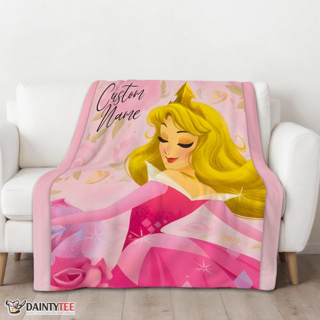 top-disney-sleeping-beauty-aurora-princess-blanket-fleece-customized-blanket-mk-01 Top Disney Sleeping Beauty Aurora Princess Blanket Fleece Customized Blanket - Image 3