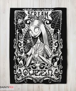 Top Disney The Nightmare Before Christmas Sally Scream Queen Blanket Fleece Customized Blanket