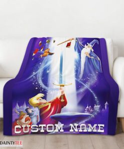 Top Disney The Sword In The Stone Legendary Blanket Fleece Customized Blanket - Image 3