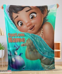 Top Disney Toddler Moana Blanket Fleece Customized Blanket