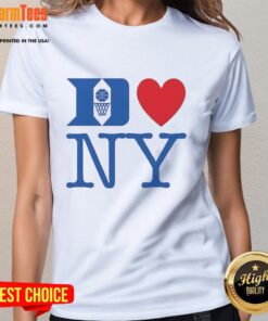 Top Duke Men's Basketball NY Ladies Tee featuring team logo and stylish design for fans of Duke University.