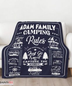 Top Family Camping Rulers Capture The Moment Blanket Fleece Customized Blanket - Image 3