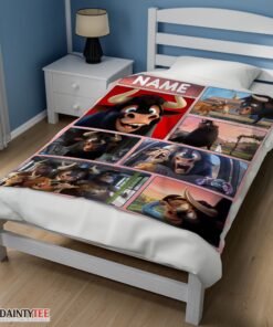 Top Ferdinand And Friends The Gentle Bull's Journey Blanket Fleece Customized Blanket - Image 3