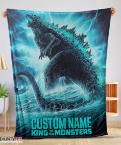 Top Godzilla King Of The Monsters Blanket Fleece Customized Blanket