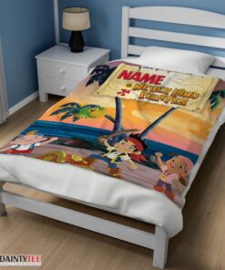 Top Jake And The Never Land Pirates Blanket Fleece Customized Blanket - Image 3