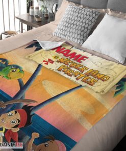 Top Jake And The Never Land Pirates Blanket Fleece Customized Blanket - Image 4