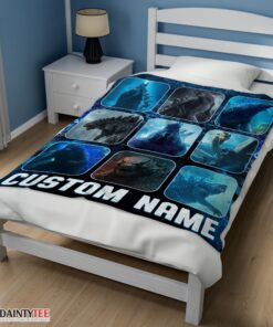 Top King Of The Monsters Godzilla Blanket Fleece Customized Blanket - Image 3