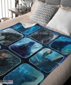 Top King Of The Monsters Godzilla Blanket Fleece Customized Blanket - Image 4