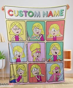 Top Lizzie McGuire Cartoon Character Blanket Fleece Customized Blanket