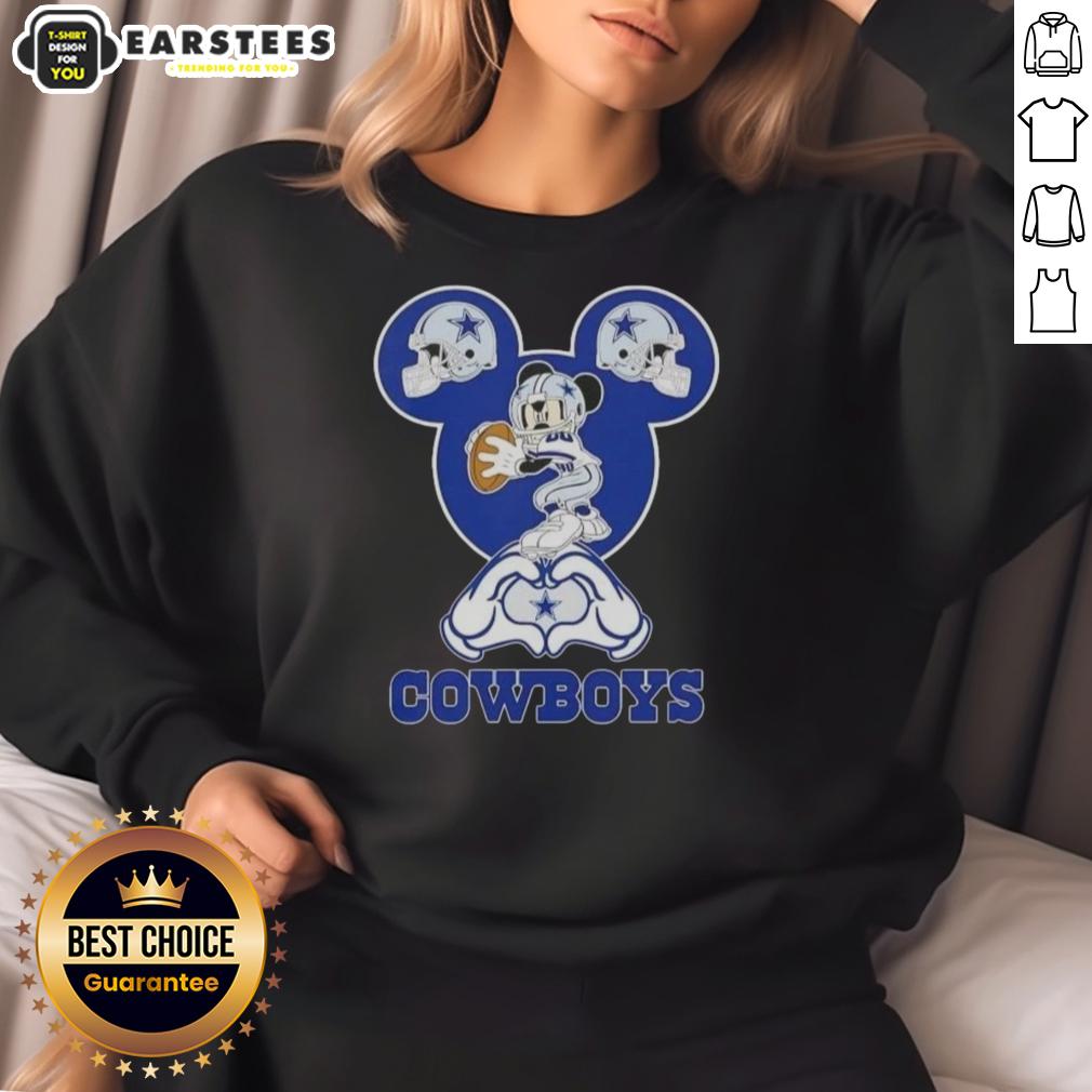 top-mickey-hands-heart-love-dallas-cowboys-football-sweatshirt Top Mickey hands forming a heart on a Dallas Cowboys football sweatshirt, perfect for fans and stylish game day attire.