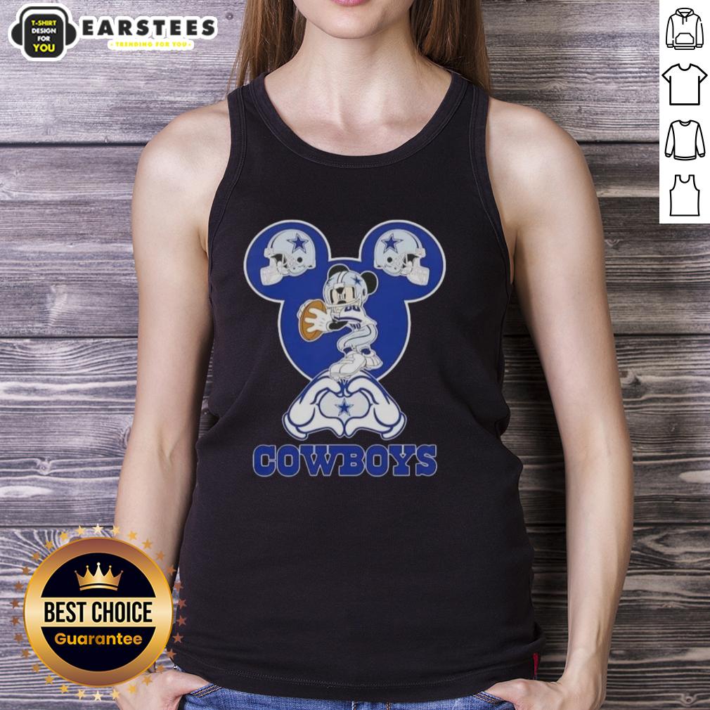 top-mickey-hands-heart-love-dallas-cowboys-football-tank-top Top Mickey Hands Heart Love Dallas Cowboys Football Tank Top - Stylish fan apparel for Dallas Cowboys supporters.