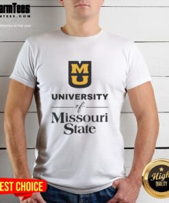 Top Mu University Missouri State T-Shirt featuring the school's logo and colors, perfect for fans and students.