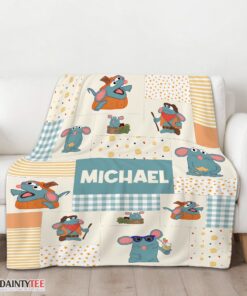 Top Nice Ratatouille Tutter Mood Patchwork Blanket Fleece Customized Blanket - Image 3
